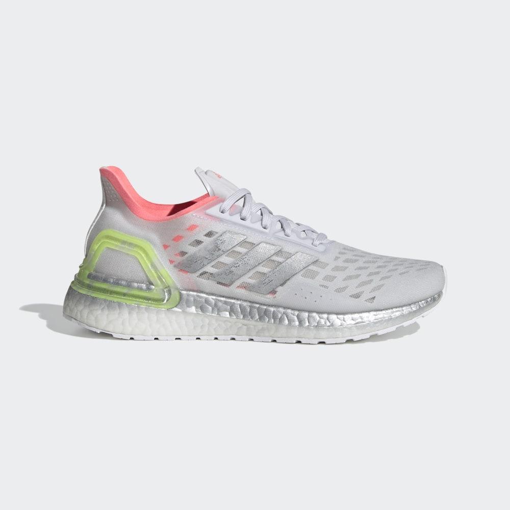 Adidasi Alergare Adidas Ultraboost PB Dama Romania - Gri/Argintii Metal/Rosii Deschis EG0420